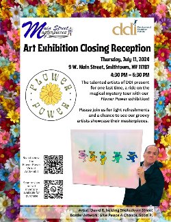 Flower Power Closing Reception Flyer